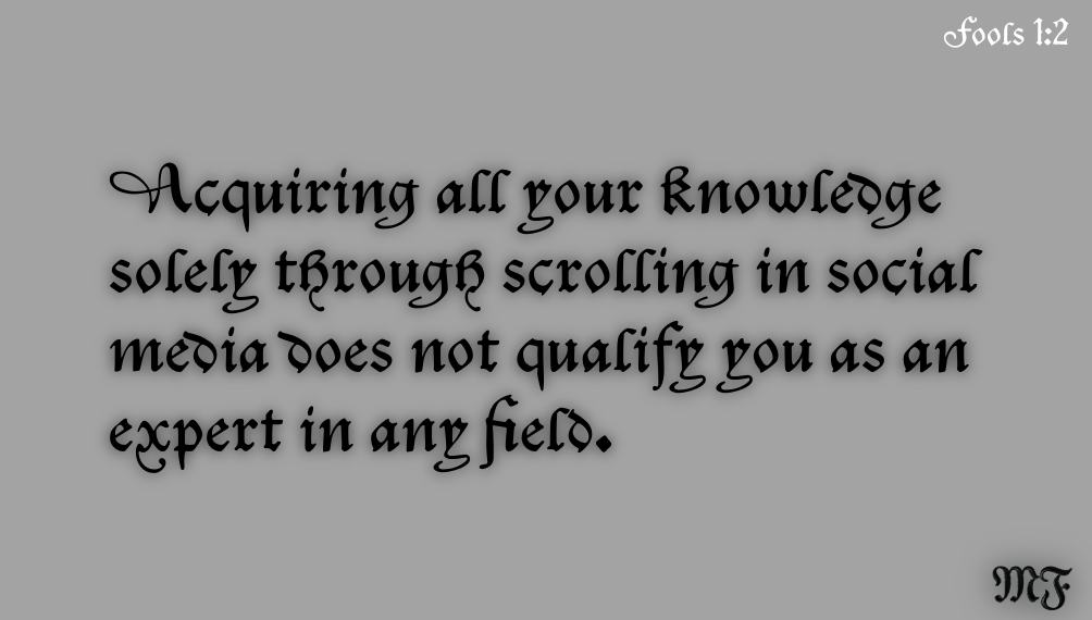 Scripture fools 2