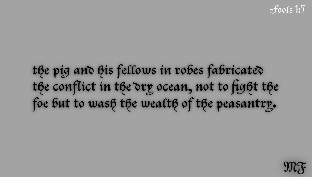 scripture fools 7